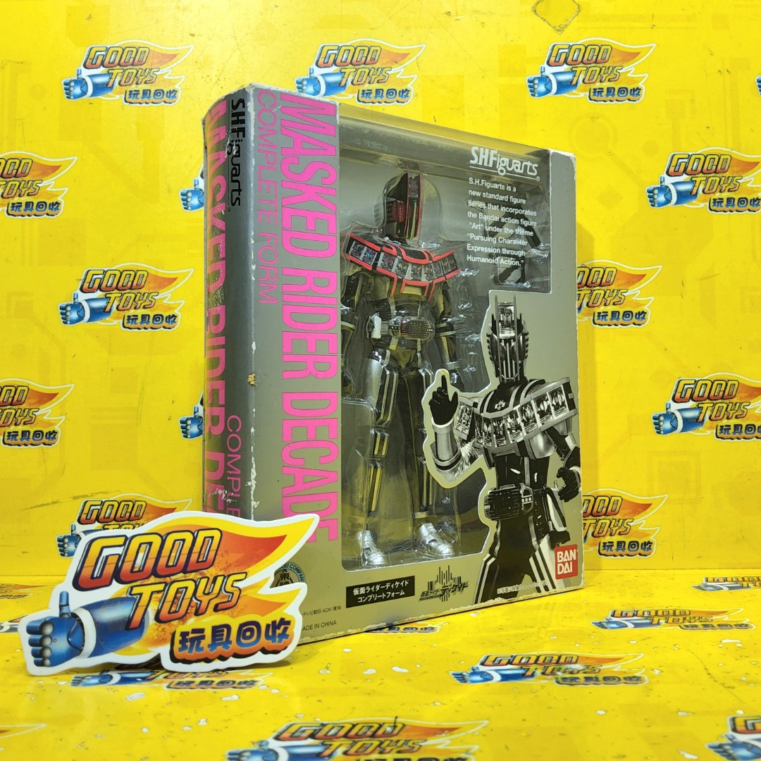 中古已開封 BANDAI SHF MASKED RIDER DECADE COMPLETE FORM 幪面超人 帝騎 完全形態, 興趣及遊戲 ...