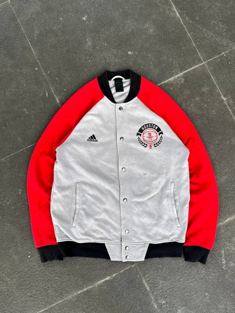 Adidas varsity jacket (Category: Activewear) located in Manila. Submitted by styleandfly191238 (Listing ID 1412167649, Image 1). Description: length 29 width 24 issue none color rate 10)10 condition -excellent.