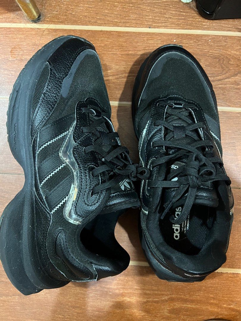Adidas Wmns Zentic 'Core Black' GX0417 (Category: Sneakers) located in Bacoor. Submitted by preloveditemsxox (Listing ID 1412326853, Image 2). Description: - Adidas Wmns Zentic sneakers - Color: Black - Size: US 6.5, UK 5, FR 38, JP 235, CHN 235 - Adidas logo on tongue and heel - Black laces - Thick sole USED A FEW TIMES ONLY BUT NO BOX ANYMORE AUTHENTIC MONEY BACK GUARANTEED! .