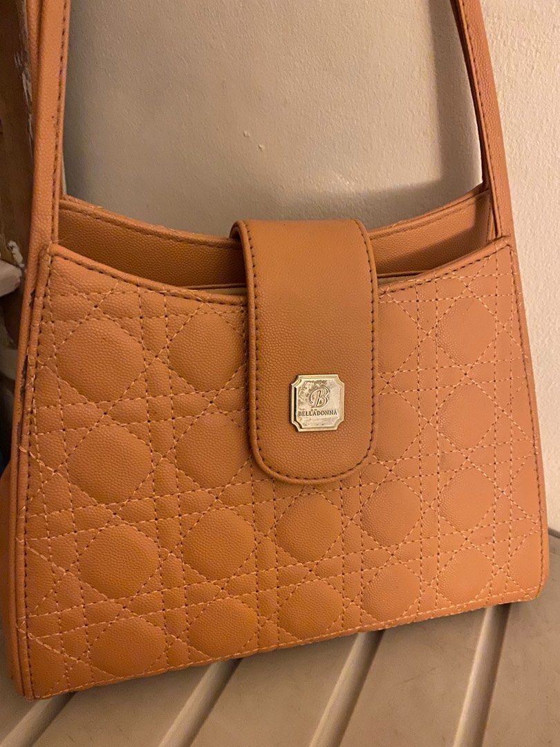 BELLADONNA Brown Shoulder Bag (Category: Shoulder Bags) located in Caloocan City. Submitted by bookclover (Listing ID 1412304769, Image 2). Description: Orig price: 1,700 Selling for: 500 (negotiable) RFS: decluttering again MOD: lalmove/J&T MOP: Gcash/Gotyme/Maya/Maribank #shoulderbag #brownshoulderbag #brown #brownbag .