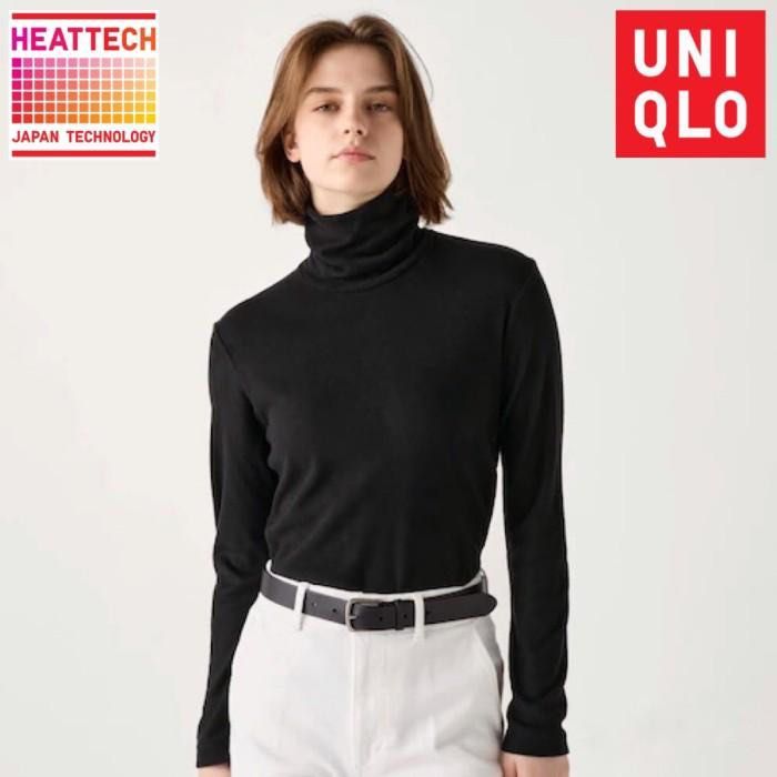 Black Uniqlo Heattech Turtleneck (Category: Longsleeves) located in Pasig City. Submitted by jultzn (Listing ID 1412257290, Image 1). Description: - Uniqlo Heattech turtleneck - Color: Black - Long-sleeved - High neckline - Made with Heattech Japan Technology - Versatile for layering or wearing alone - Bought in Uniqlo & still with tags - Rfs: Will buy one in different color.