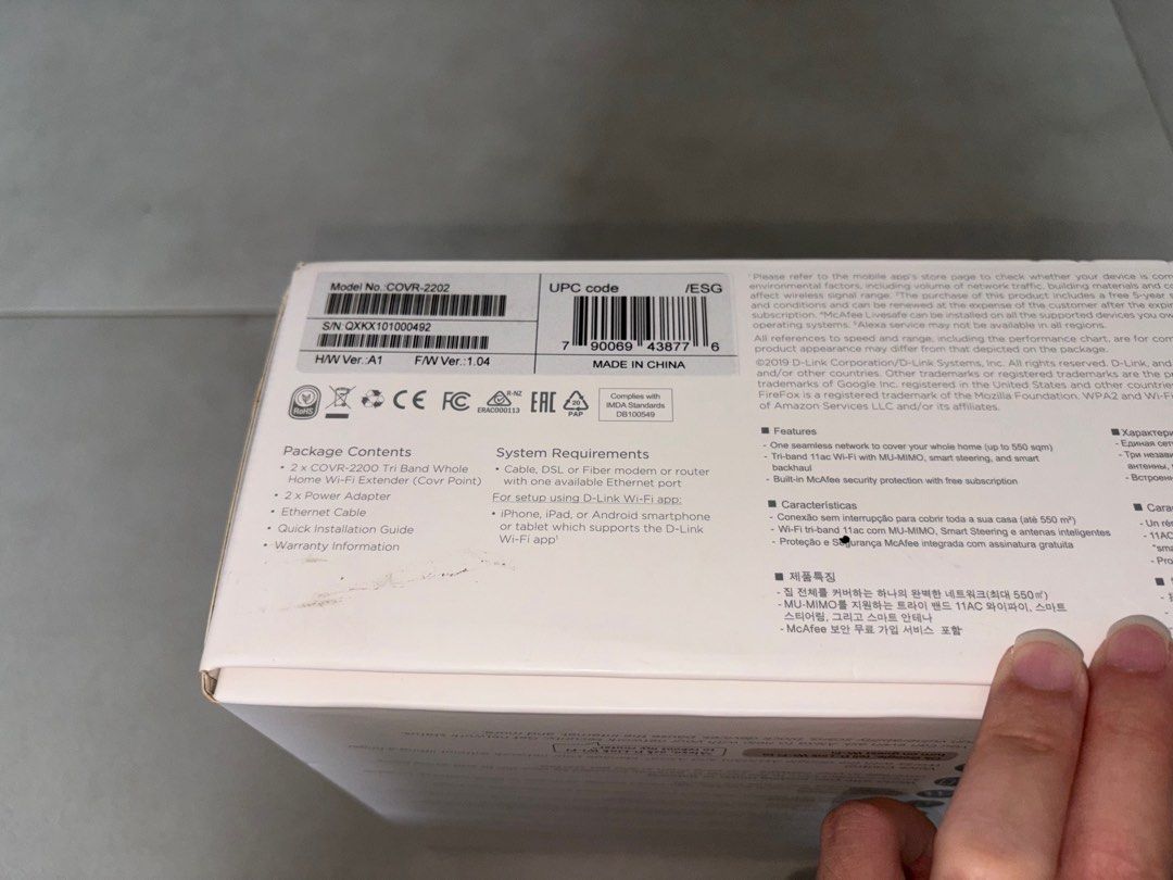 D Link Covr Tri band Whole Home Mesh Wifi System Router, Computers ...