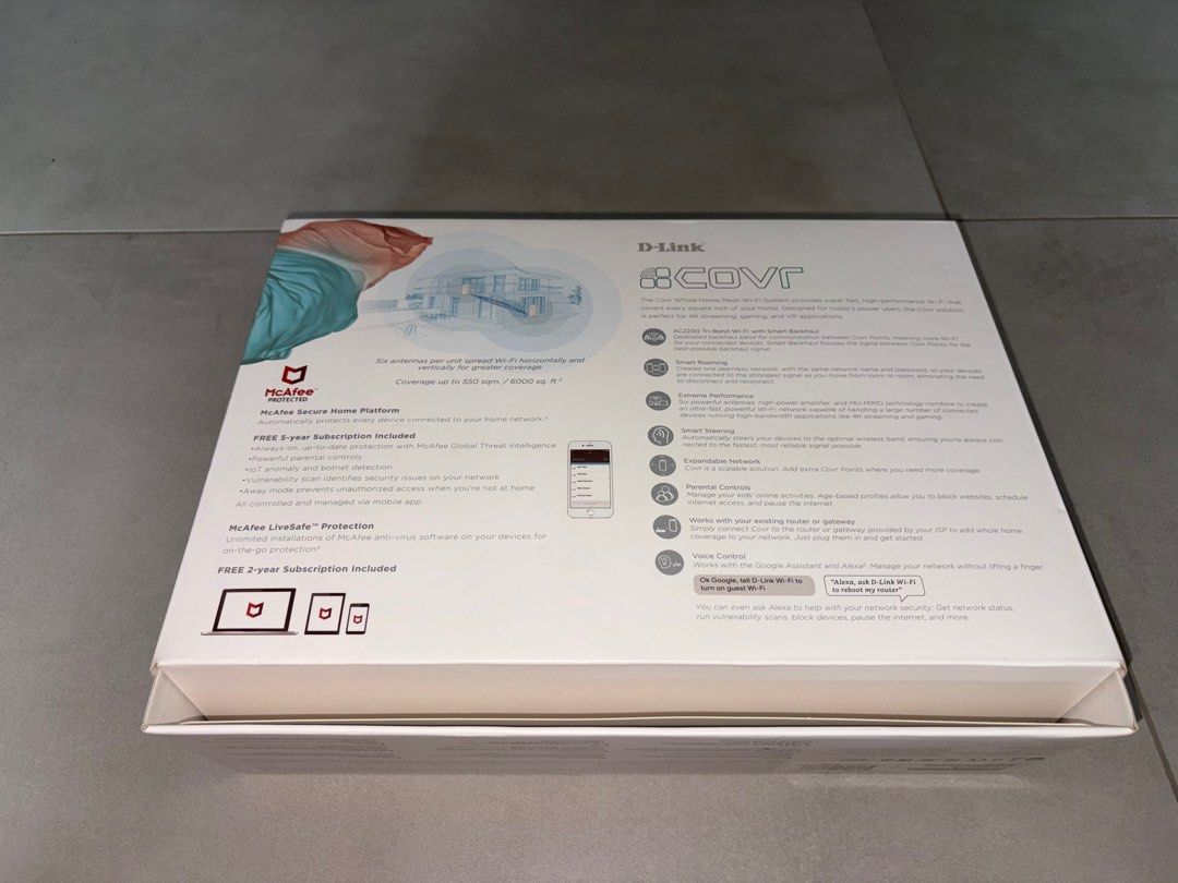 D Link Covr Tri band Whole Home Mesh Wifi System Router, Computers ...