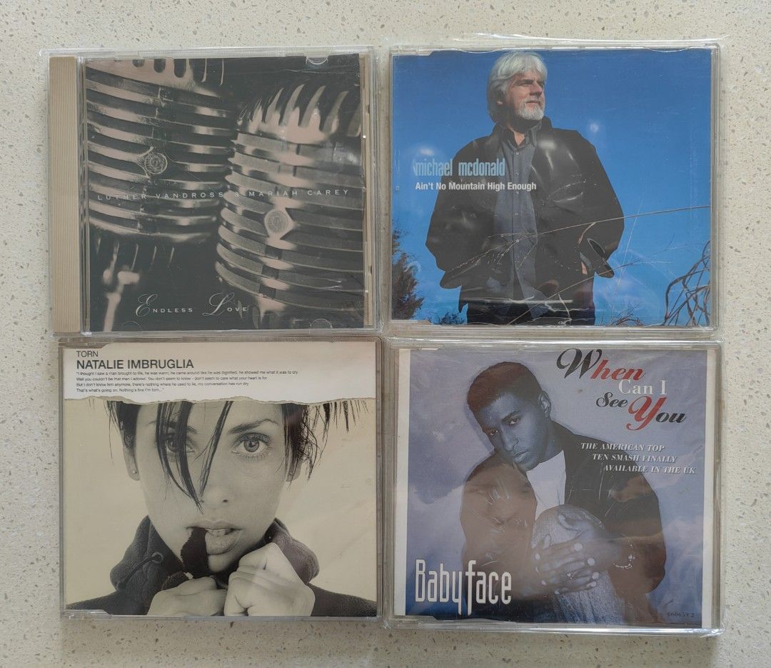 BUY ONE FREE ONE SINGLE - Madonna, Enya, Helen Reddy, Ella Fitzgerald, Manhattan transfer, new order, Ken hirai, Sharon corr, baby face, Michael Mcdonald, Natalie imbruglia, U2, Luther vandross, Tiffany, white town, Vanessa Williams (Category: CDs & DVDs) located in Singapore. Submitted by skfong (Listing ID 1412149995, Image 2). Description: Downsizing from personal collections Buy with confidence Sgd 2 each BUY ONE FREE ONE SINGLE Self collect 