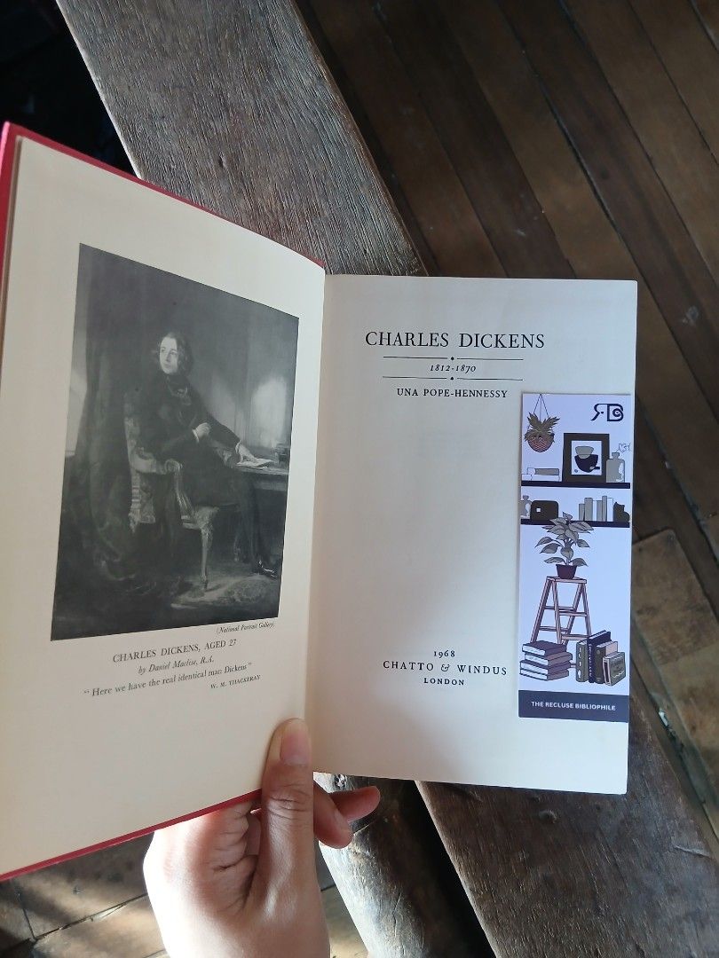 Charles Dickens: Una Topl-Hennessy (Category: Storybooks) located in Tarlac. Submitted by therecluse.bibliophileph (Listing ID 1412151333, Image 2). Description: - Vintage book: "Una Topl-Hennessy" by Charles Dickens - Publisher: Chatto & Windus, London - Features a red cover with gold lettering - Includes a bookmark.