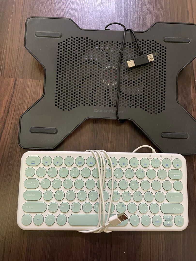 Cooler Master Laptop Cooler & Wire  Keyboard
