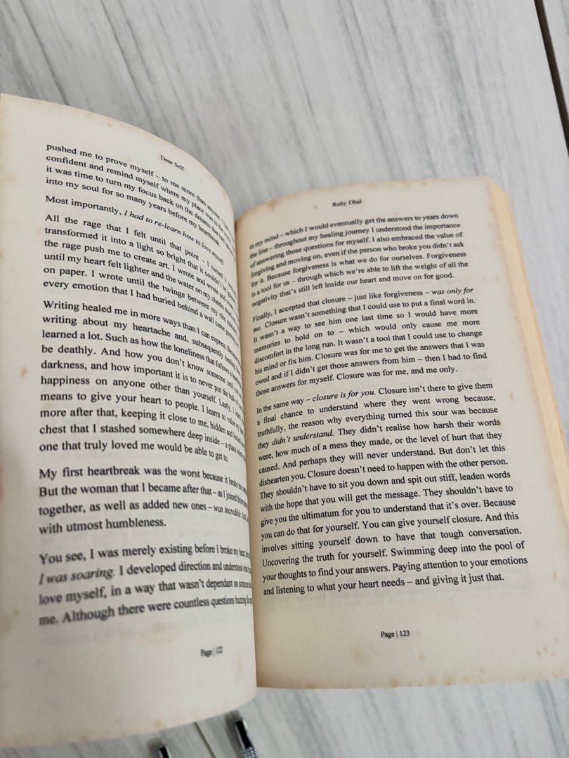 Dear Self by Ruby Dhal (Category: Storybooks) located in Singapore. Submitted by yuishere (Listing ID 1412253046, Image 3). Description: - "Dear Self" by Ruby Dhal - Perfect for poetry lovers - Great for self-reflection.