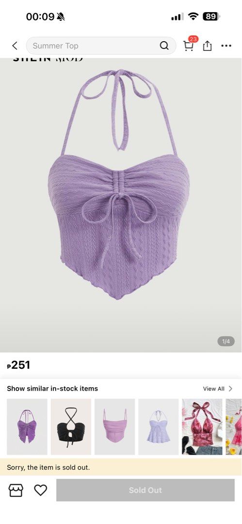 Drawstring Halter Crop Top (Category: Blouses) located in Valenzuela. Submitted by jennmsglt (Listing ID 1412308420, Image 3). Description: Size: M ₱ 120 Grab, lalamove, Angkas Padala, Joyride Delivery. And JnT. Delivery fee will be shouldered by buyer..