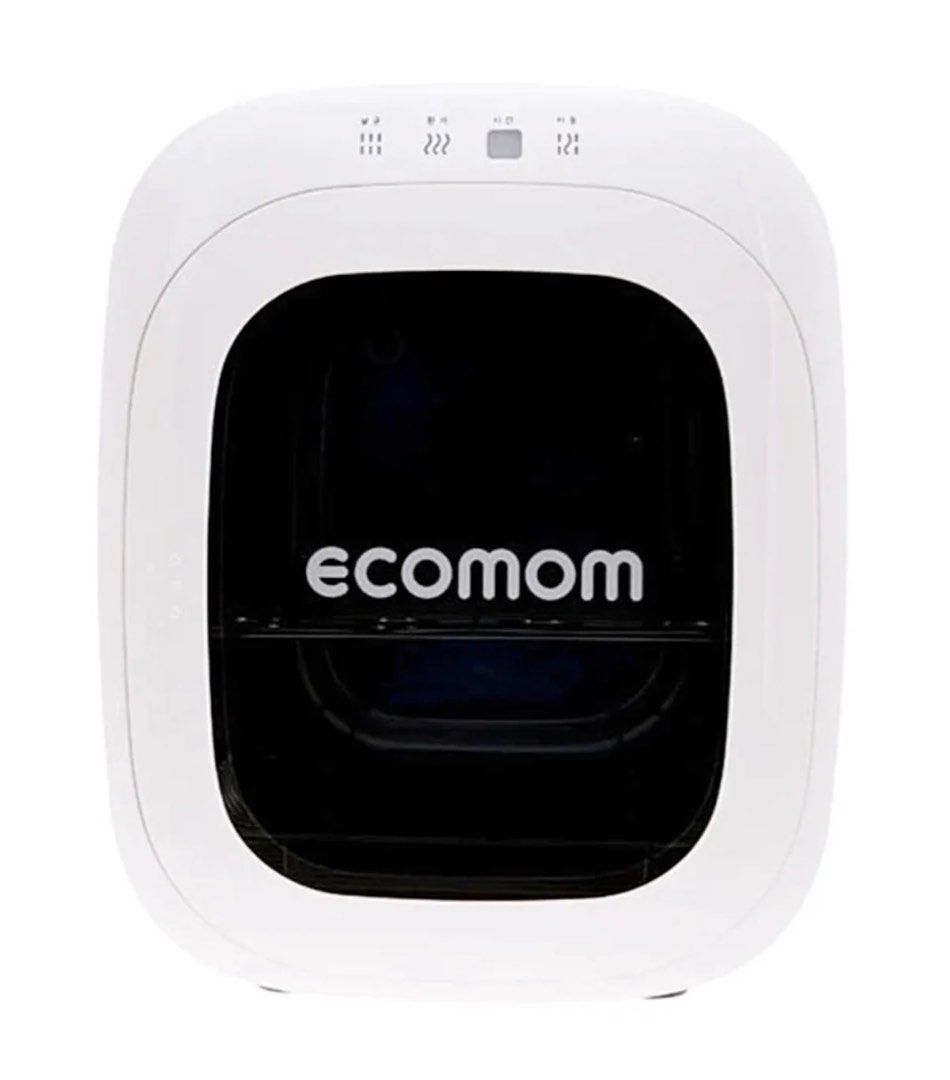 Ecomom Bottle Sterilizer (Category: Breastfeeding & Bottle Feeding) located in Taguig. Submitted by maymay_36 (Listing ID 1412182651, Image 1). Description: - Ecomom bottle sterilizer - Stylish design: white exterior, black interior - Transparent window for easy viewing - Convenient top-mounted buttons - Compact and modern look - Brand: ecomom.