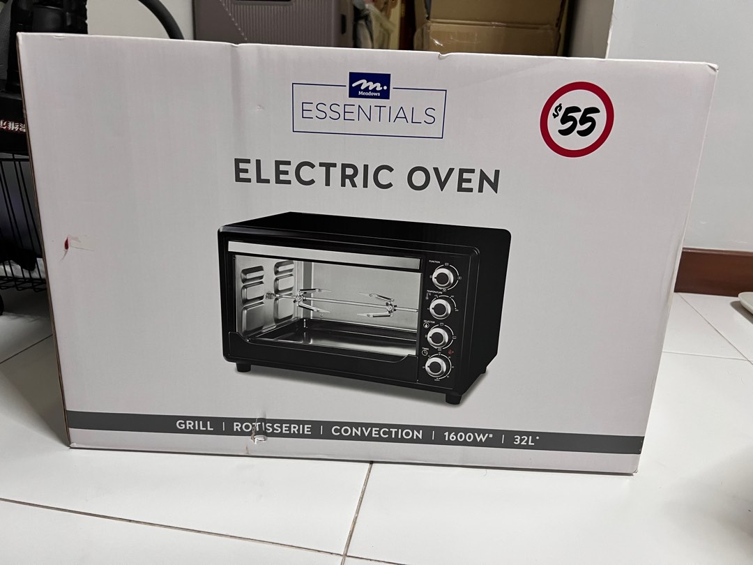 Essentials Electric Oven - Grill, Rotisserie, Convection, TV & Home ...