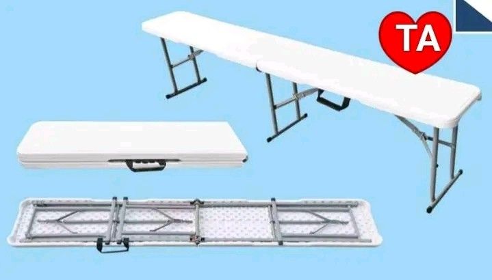 folding table (Category: Chairs) located in Manila. Submitted by minidivisoria (Listing ID 1412280070, Image 1). Description: New arrival Folding table Size: 4ft Color: white Good quality.
