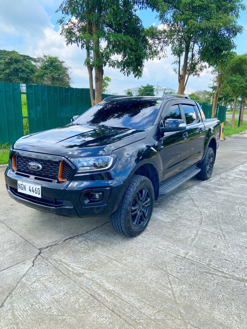 Ford Ranger (Category: Used Cars) located in Binan City. Submitted by techph2020 (Listing ID 1412166783, Image 1). Description: Ford Ranger Wildtrak 4x2 Manual - All Stock - 58k Mileage - Ending 0 - Clean & Complete Papers - 1st Owner - New Tires - No Electrical & Mechanical Issue - Not Flooded - No Colission - Newly Registered - Minor Scratches - Wala na need ipagawa. Drive mo na lng..