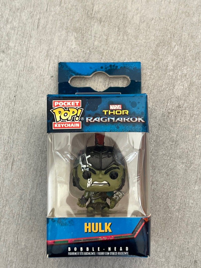 Funko Pocket Pop! Keychain - Thor Ragnarok Hulk (Category: Designer & Blind Box Toys) located in Quezon City. Submitted by cheskatan (Listing ID 1412306576, Image 1). Description: .