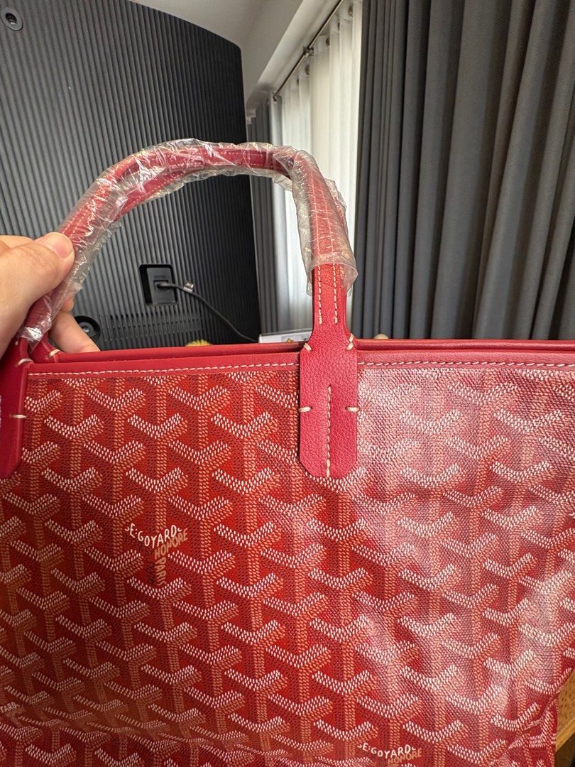 Goyard Artois Red (Category: Luxury Bags & Wallets) located in Pasig City. Submitted by sourcedfinds (Listing ID 1412192971, Image 3). Description: Brand new red Goyard Artois. EXCELLENT quality, made with REAL leather. Available for viewing in person to appreciate quality. .
