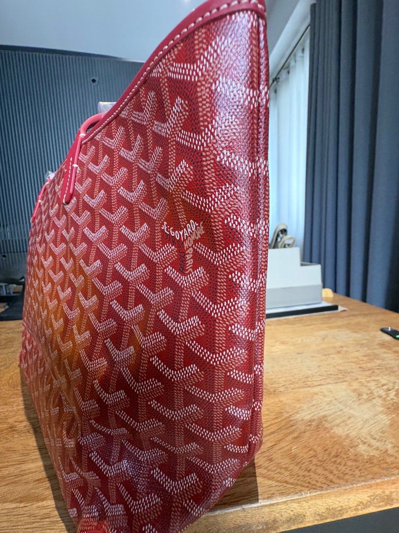Goyard Artois Red (Category: Luxury Bags & Wallets) located in Pasig City. Submitted by sourcedfinds (Listing ID 1412192971, Image 2). Description: Brand new red Goyard Artois. EXCELLENT quality, made with REAL leather. Available for viewing in person to appreciate quality. .