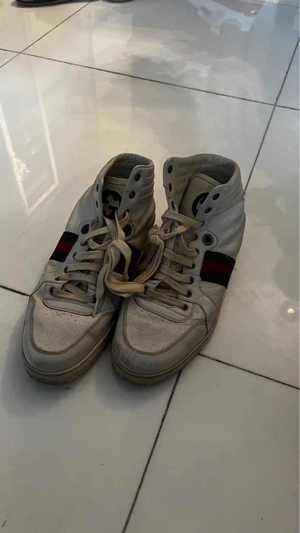 vintage gucci high top sneakers