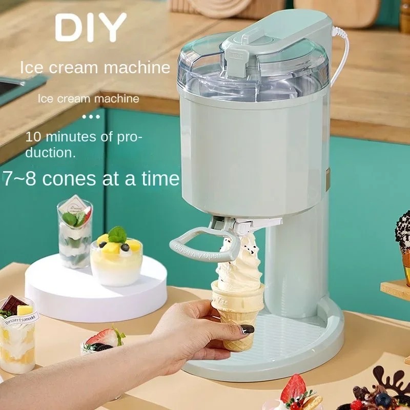 Ice Cream Machine Small Homemade Automatic, Household Mini Fruit Ice ...