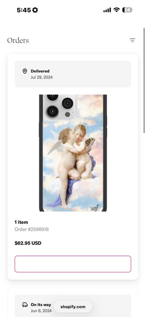 iPhone 14 Pro Max Angels Wildflower Case (Category: Cases & Sleeves) located in Manila. Submitted by mclovinnnn0 (Listing ID 1412237043, Image 3). Description: Original "Angels" iPhone 14 Pro Max case from Wildflower Cases. Proof of purchase provided on the third photo. FIXED PRICE. AUTOMATIC IGNORE SA LOWER THAN 1,400..