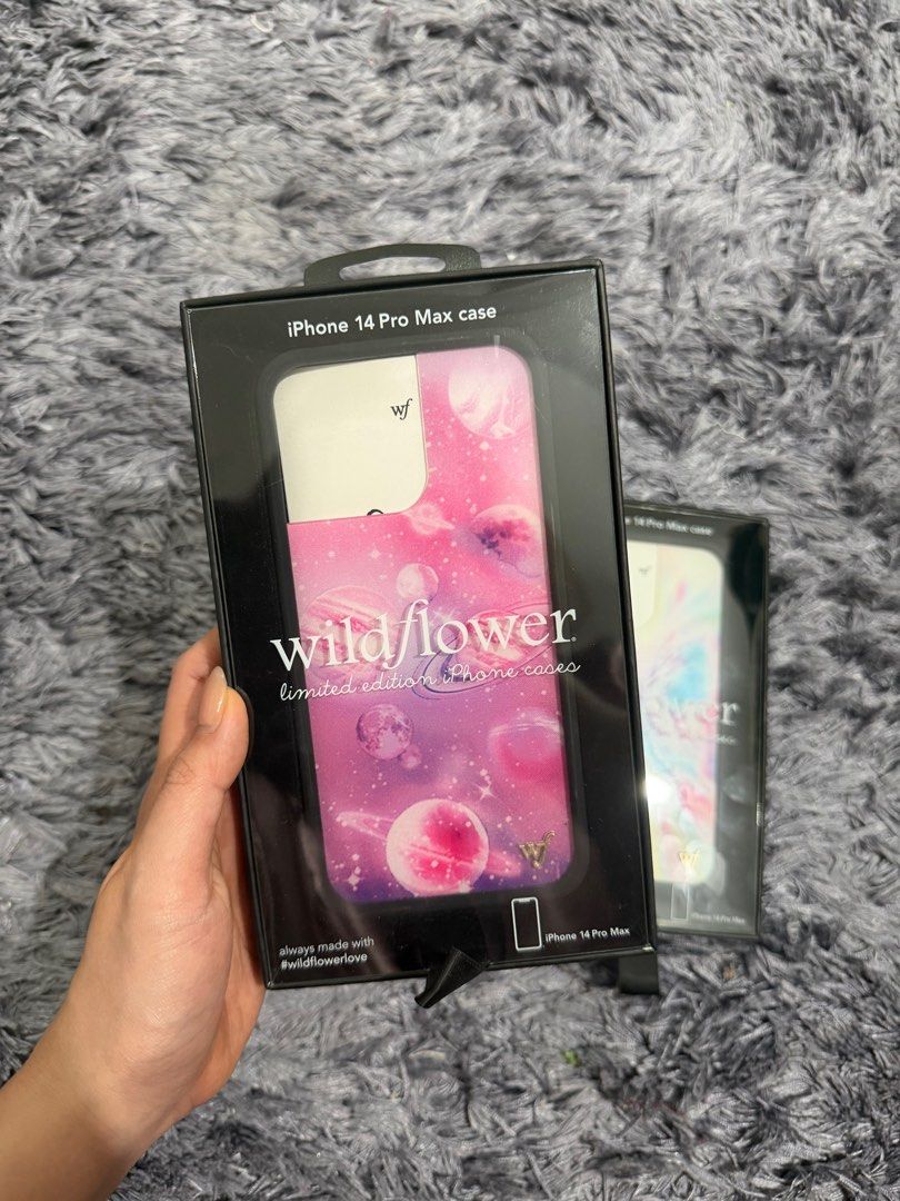 Iphone 14 Pro Max Wildflower Case (Category: Cases & Sleeves) located in Arayat. Submitted by jellybelly1 (Listing ID 1412286217, Image 2). Description: Selling my used and well-loved Iphone 14 Pro Max Wildflower cases 💖✨ Authentic. Bought straight from the wildflower website ☺️ Rfs: my absolute favs, but already upgraded my phone 🥹 Antonio Garza - 750 Safari Babies - 750 Manifest - 750 Loc 📍Pampanga .