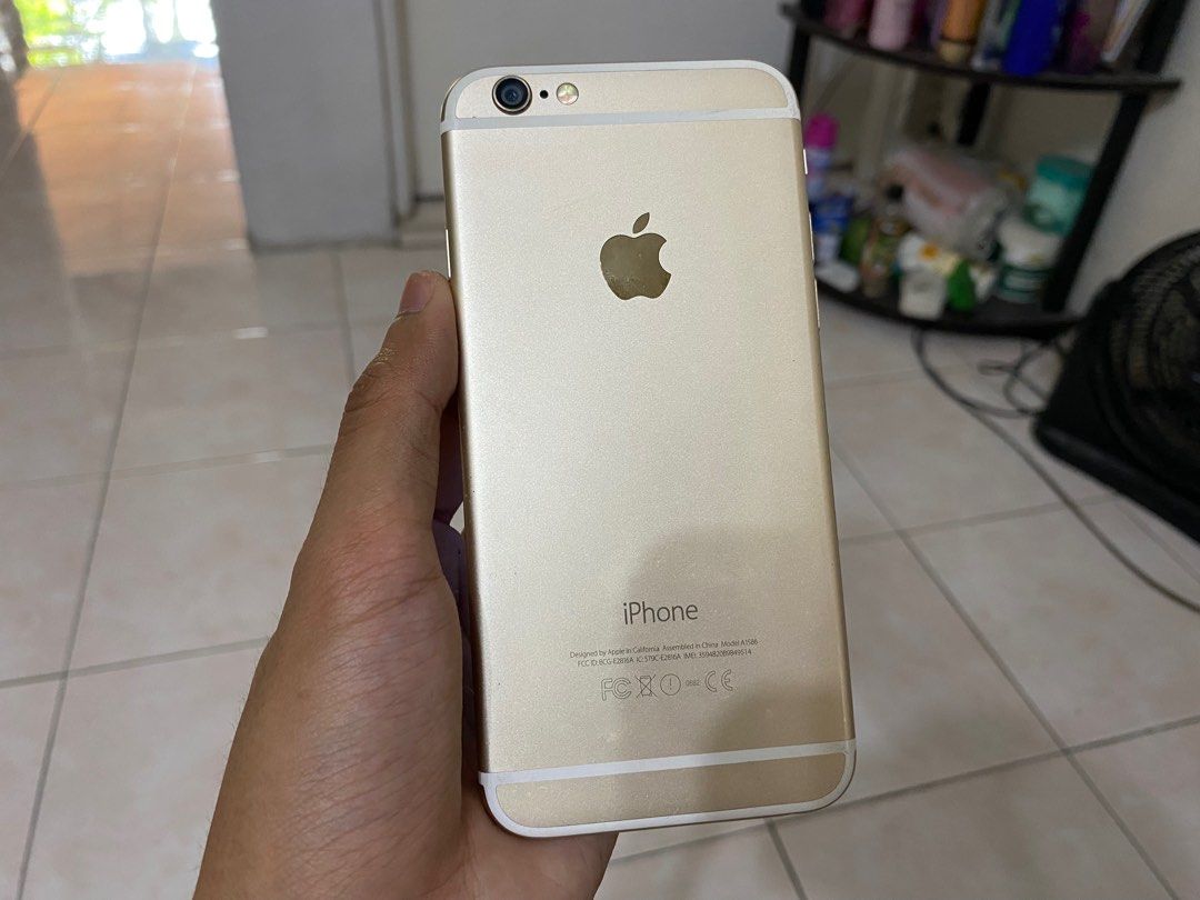 iPhone 6 32GB Gold (Read Description) (Category: iPhone 6 Series) located in Balayan. Submitted by mattroosevelt19951018 (Listing ID 1412236611, Image 2). Description: iPhone 6 32GB Gold Local Unit (PP/A) - Not Bypassed - No iCloud - Openline with Any Sim - Good for backup - Decent 8 Megapixel Camer - Good Cosmetic Condition - iOS 12.5.7 - Unli reset or restore to sawa RFS: Need cash & i dont use it anymore and also upgraded Honest Issue and Deta