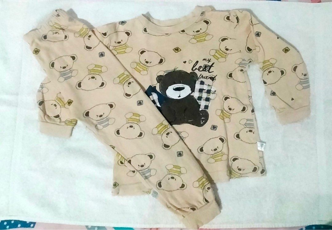 Kids Pajama Set| diff characters | Cotton (Category: Babies & Kids Fashion) located in Quezon City. Submitted by dmbchic (Listing ID 1412326453, Image 2). Description: 80 each pair only Fit 3-4 yo baby boy Preloved pajamas What u see is what u get.