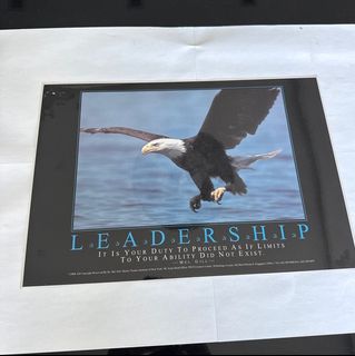 excellence eagle motivational poster