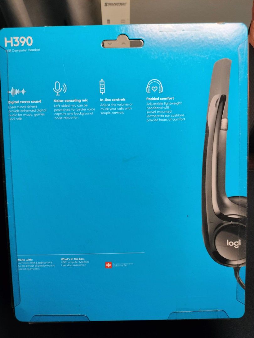 Logitech H390 USB Computer Headset, Audio, Headphones & Headsets on ...