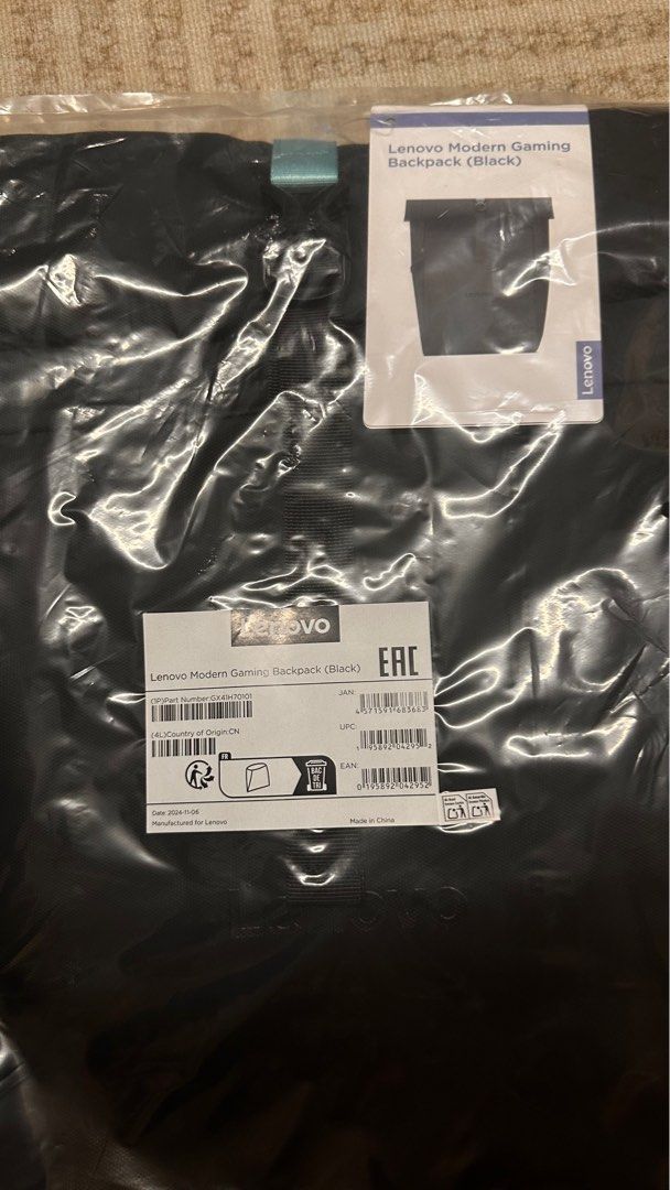 LOQ Padded Backpack for 15 inches Laptop (Unopened) (Category: Backpacks) located in Manila. Submitted by declutterwithcrescent (Listing ID 1412228157, Image 2). Description: Brand new Location: Sta. Mesa.