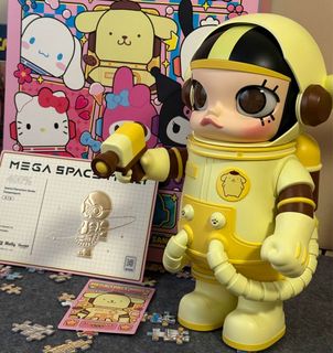 In Stock] Pop Mart x Royal Selangor Mega Space Molly 400% (Limited