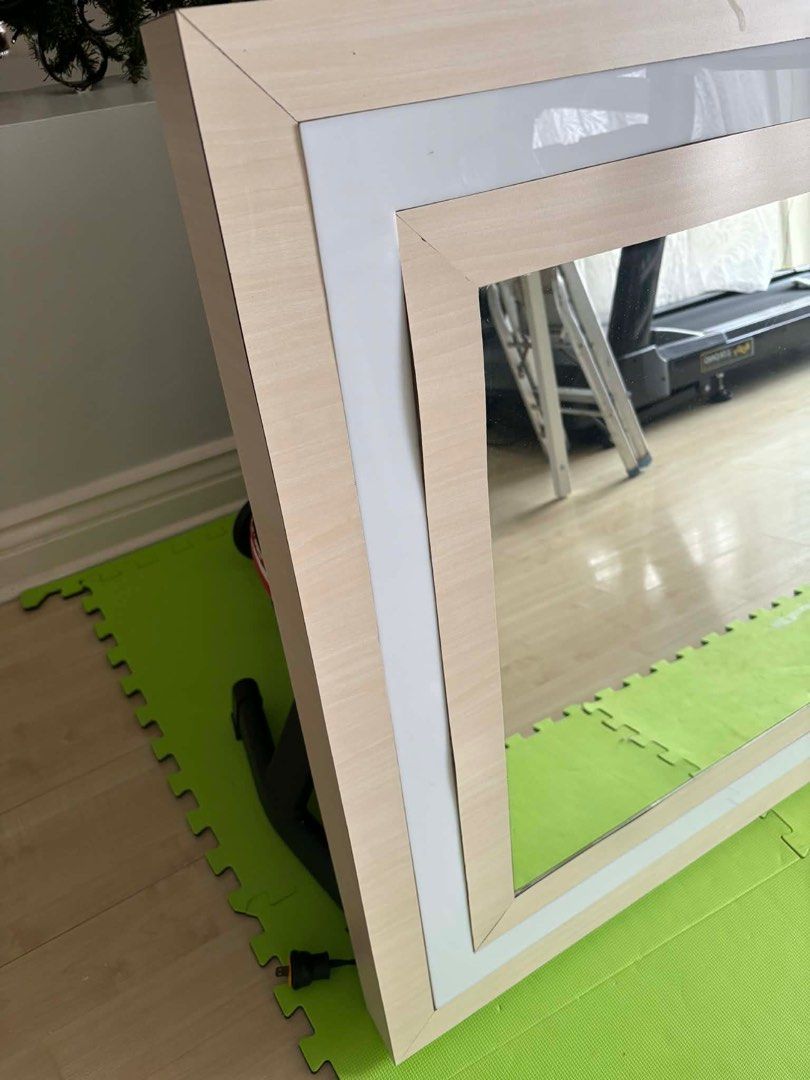 Mirror Frame with lighta (Category: Mirrors) located in Las Pinas. Submitted by jedeveraa (Listing ID 1412192484, Image 2). Description: FOR SALE MIRROR FRAME WITH LIGHT SIZE: 105x90cm 6000 Pesos (negotiable) with minor flaws as you seen on the pictures.