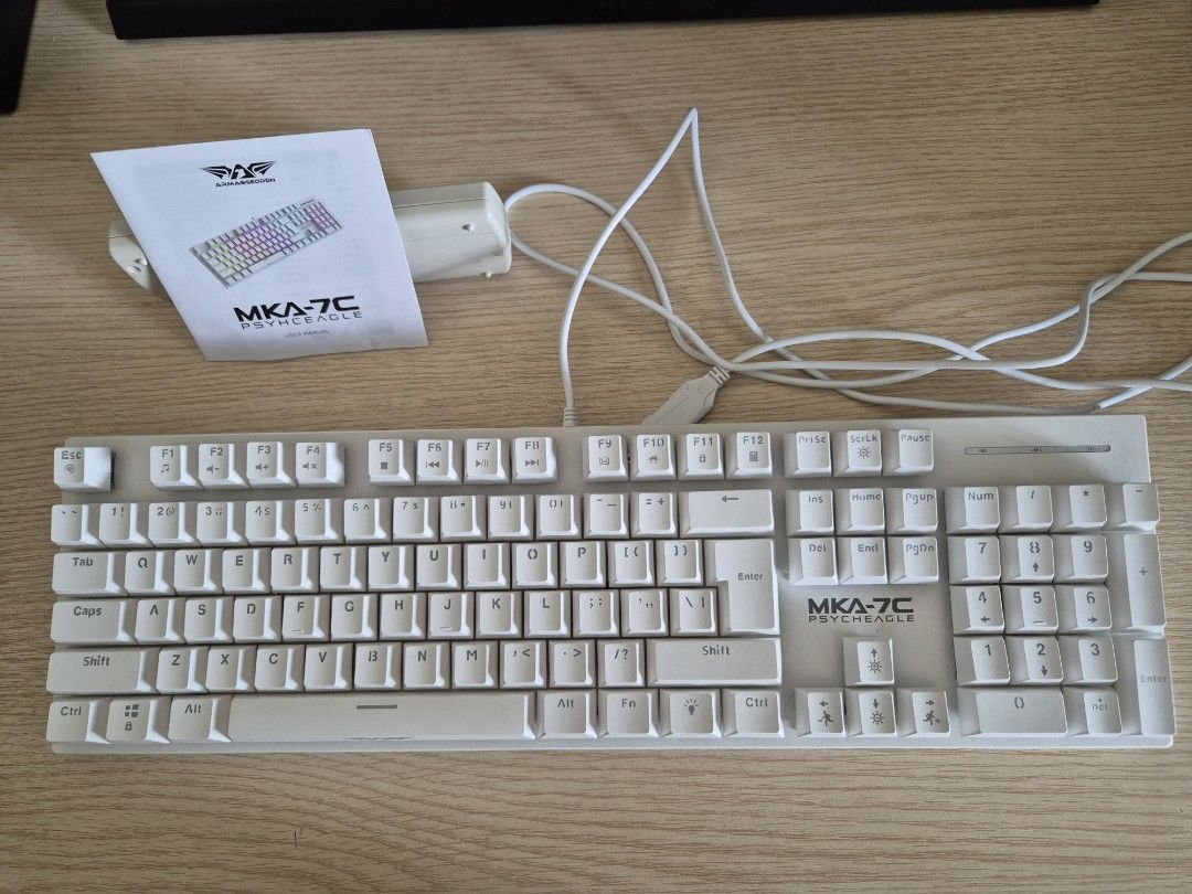 Armaggeddon MKA-7C Mechanical Keyboard - White ( brought in Nov 2025 ...