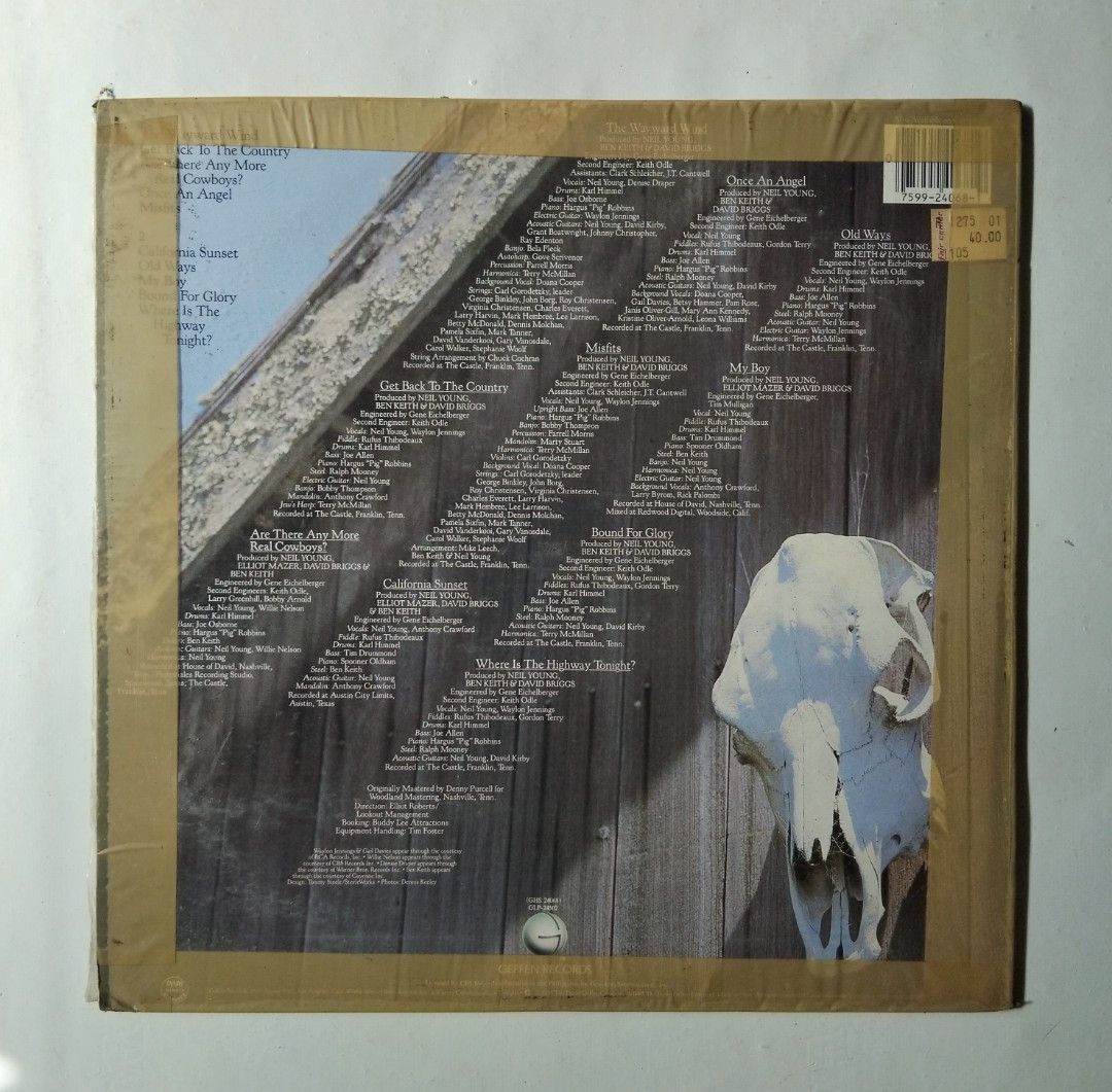 Neil Young - Old Ways Vinyl Record (Category: Vinyls) located in Makati City. Submitted by KAMUSIKATAYO (Listing ID 1412148326, Image 2). Description: - Neil Young "Old Ways" vinyl record - Album cover: Man walking on a path - Tracklist and credits on the back - Includes songs: - "Are There Any More Real Cowboys?" - "Old Ways".