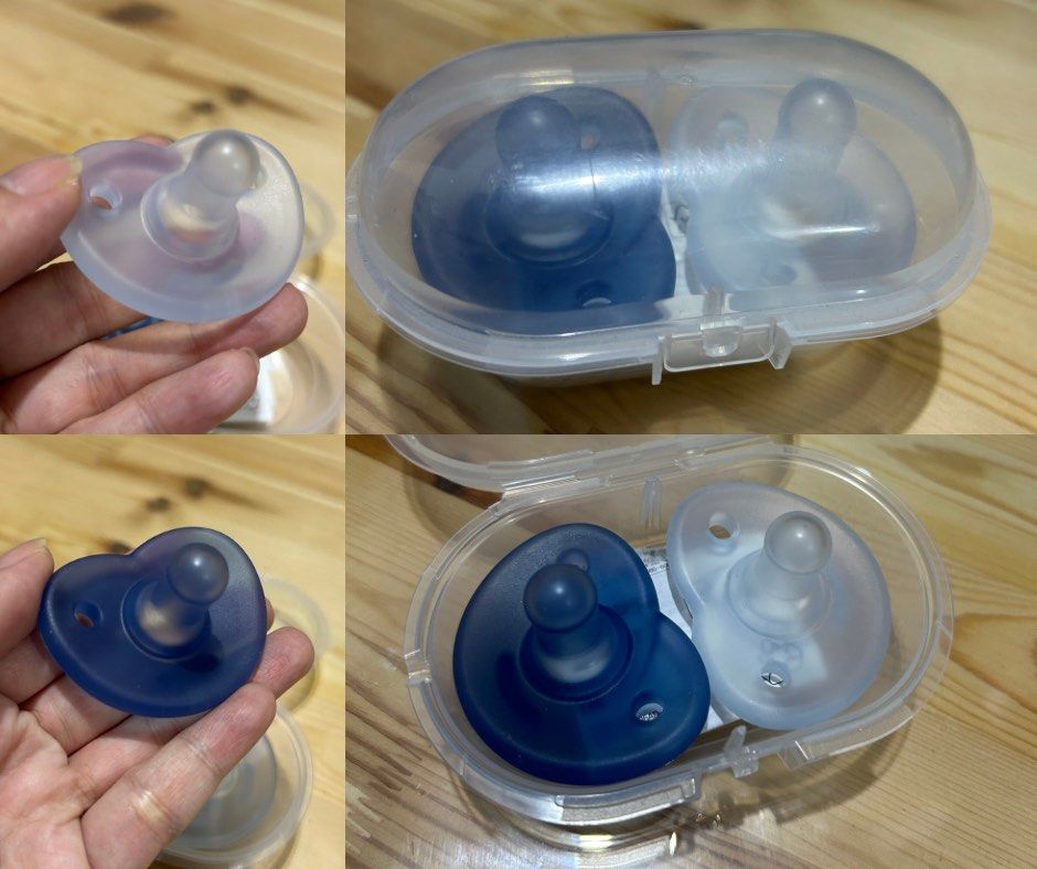 Philips Avent and Pigeon Pacifiers (Category: Soothers & Pacifiers) located in San Juan City. Submitted by garibelles (Listing ID 1412257015, Image 1). Description: Philips Avent, Pigeon pacifiers and teethers. All items were tried once. All washed and sterilized. All items come with their original cases for hygienic storage. TAKE ALL for 700 pesos only. For individual pricing, see below. ✅Philips Avent Soothie (0-6 months) - bought this at 999 p