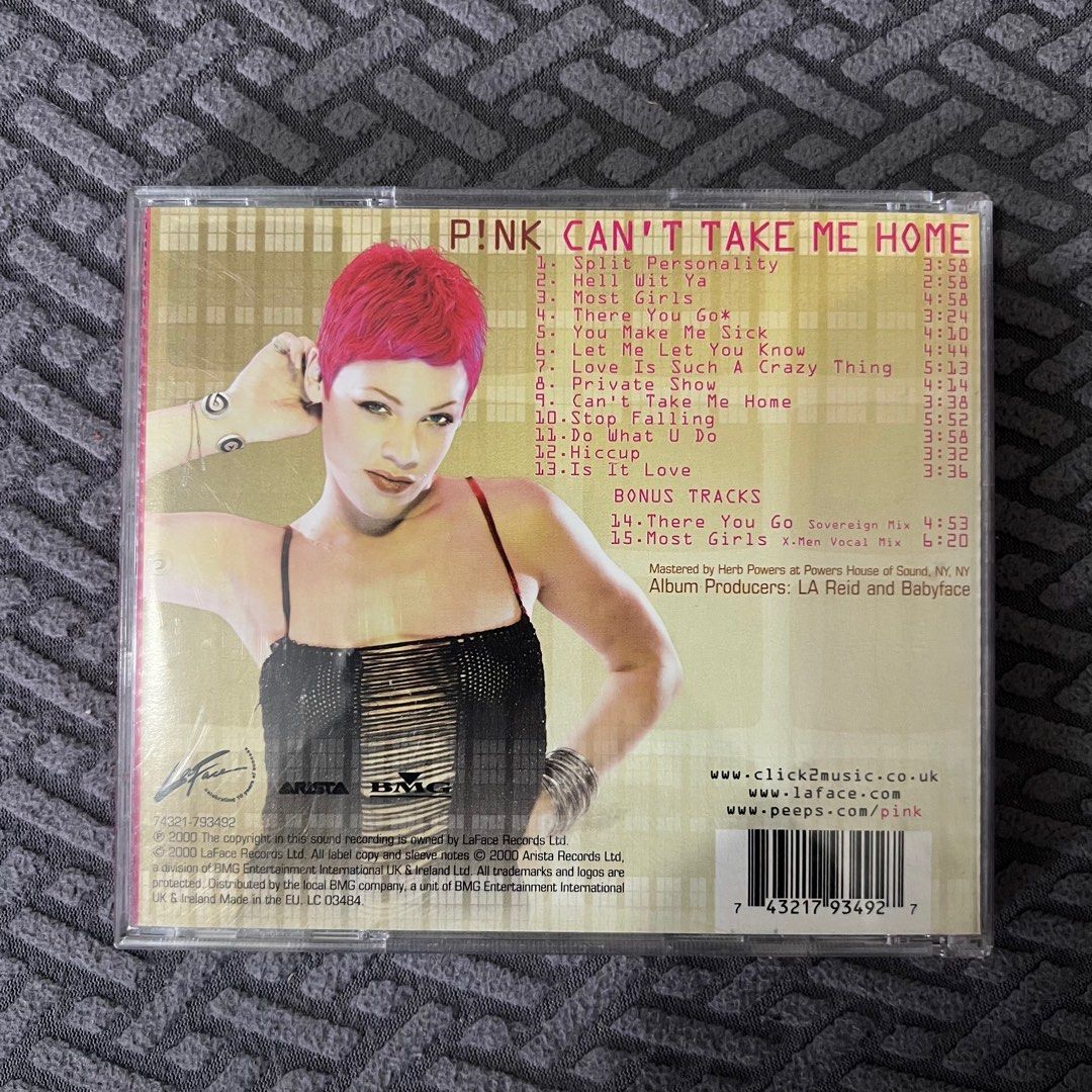 Pink - Can't Take Me Home (Category: CDs & DVDs) located in Caloocan City. Submitted by thelittlejewelcase (Listing ID 1412217762, Image 2). Description: .