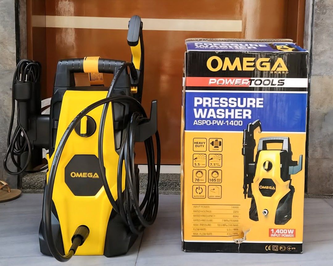 Pressure Washer bnew ASP0-PW-1400 (Category: Cleaning Tools & Supplies) located in Quezon City. Submitted by debbb888 (Listing ID 1411777682, Image 3). Description: 3 available Brand new and sealed High Pressure Washer Pick up at San Juan City near Pinaglabanan pwede ipalalamove kapag dumating ang rider and na verify na nya yung item send gcash payment bago siya umalis..