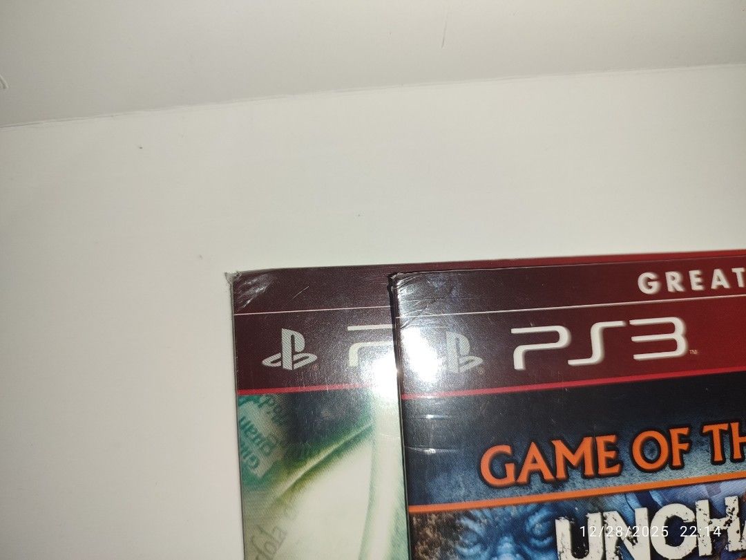 PS3 - Uncharted 1 & 2 Bundle (BRAND NEW) "R1" (Category: PlayStation) located in Mendez-Nunez. Submitted by sf2_gameshop (Listing ID 1412290437, Image 2). Description: PLEASE READ CONDITION: Brand new item. It comes in a card box/cardboard sleeve for this specific "Not For Sale" version. This version is generally know as "Uncharted Dual Pack ". GENRE: Action-adventure MODE: Single-player REGION: 1 - US VOICE: English IN-GAME Text: English MANUAL: