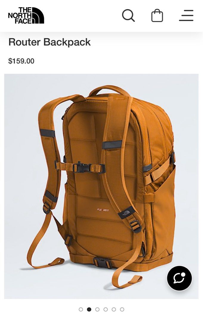 Router Backpack (Category: Backpacks) located in Kuala Lumpur. Submitted by rabenalt (Listing ID 1412147708, Image 2). Description: New item. Bought it online from Northface US online on March 2025. As per picture. Pakai sekali. .