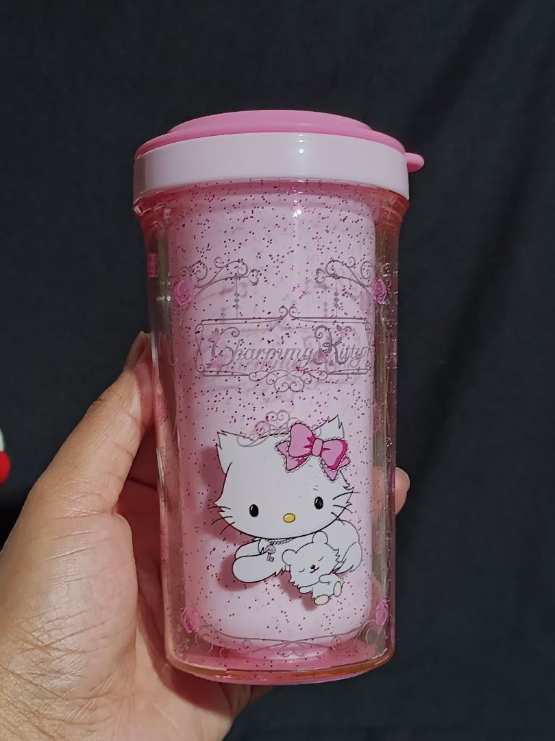 Sanrio Charmmy Kitty Thumbler (Category: Water Bottles & Tumblers) located in Compostela. Submitted by buenaflora04681 (Listing ID 1412239697, Image 1). Description: like new condition.