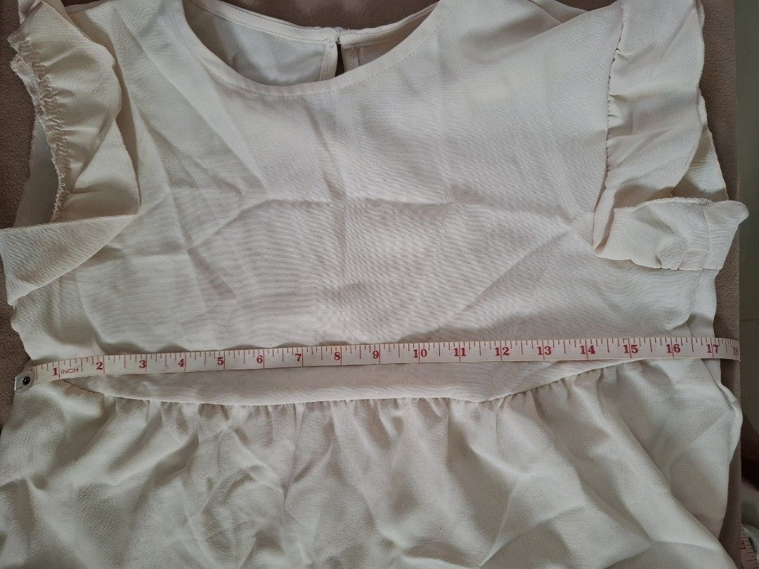 SHEIN Tiered Dress - Size S (Category: Babies & Kids Fashion) located in Cavite. Submitted by l.m.m. (Listing ID 1412158380, Image 3). Description: - Tiered color block design - Round neckline - Short sleeves with ruffle details - Made of polyester blend - Size: Small (S) - used once.