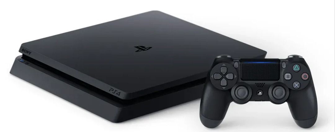 Sony PlayStation 4 Slim (Category: PlayStation) located in Zamboanga. Submitted by yml2017 (Listing ID 1412279359, Image 1). Description: - 1TB - DUALSHOCK®4 wireless controller - PowerA HDMI cable Games - NBA 2K20 - Call of Duty: Infinite Warfare - Grand Theft Auto V RFS: Upgrade https://www.playstation.com/en-ph/ps4/tech-specs/ .