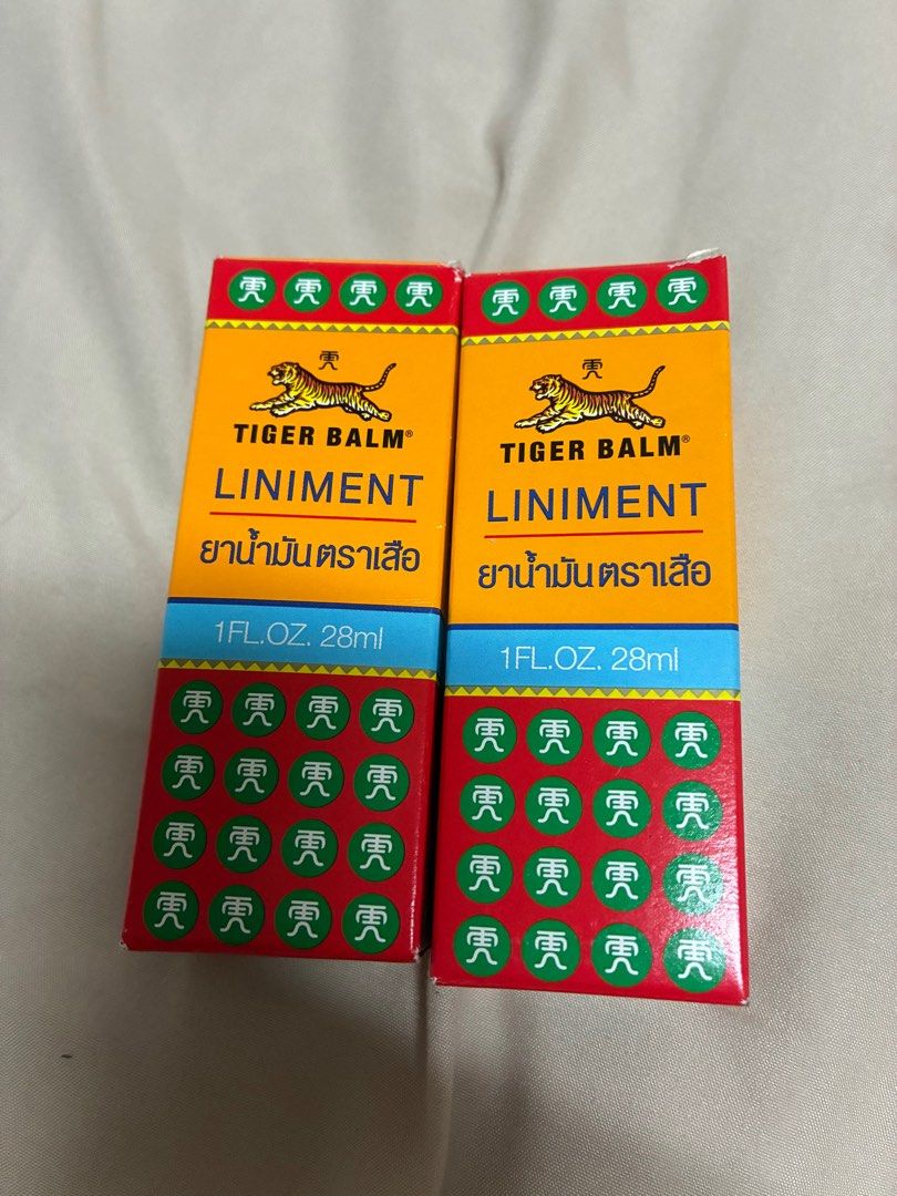 Tiger Balm Oil 28ml (Category: Medical Supplies & Tools) located in Quezon City. Submitted by habits.mnl (Listing ID 1412217735, Image 2). Description: - only 1 bottle available - Tiger Balm Oil (28ml) for muscle pain relief. - Effective for aches, sprains, and strains. - Provides fast and soothing relief. - Easy topical application. - Ideal for home or on-the-go use..