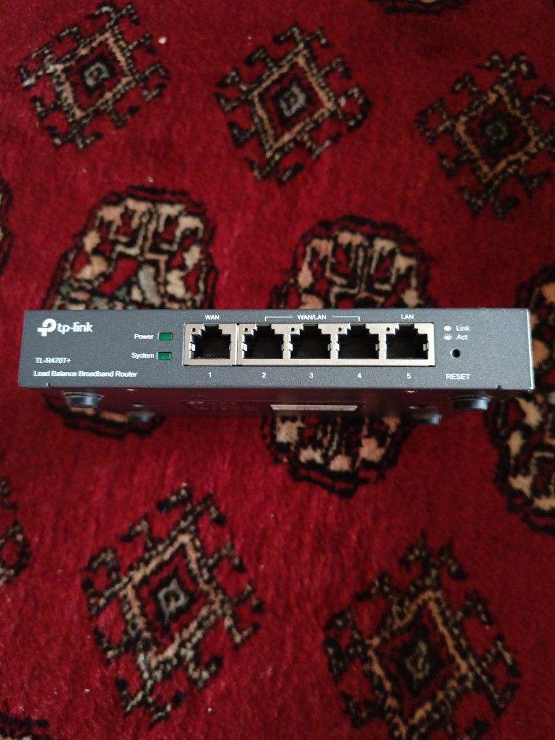 TP-Link Load Balance Broadband Router TL-R470T+, Computers & Tech ...