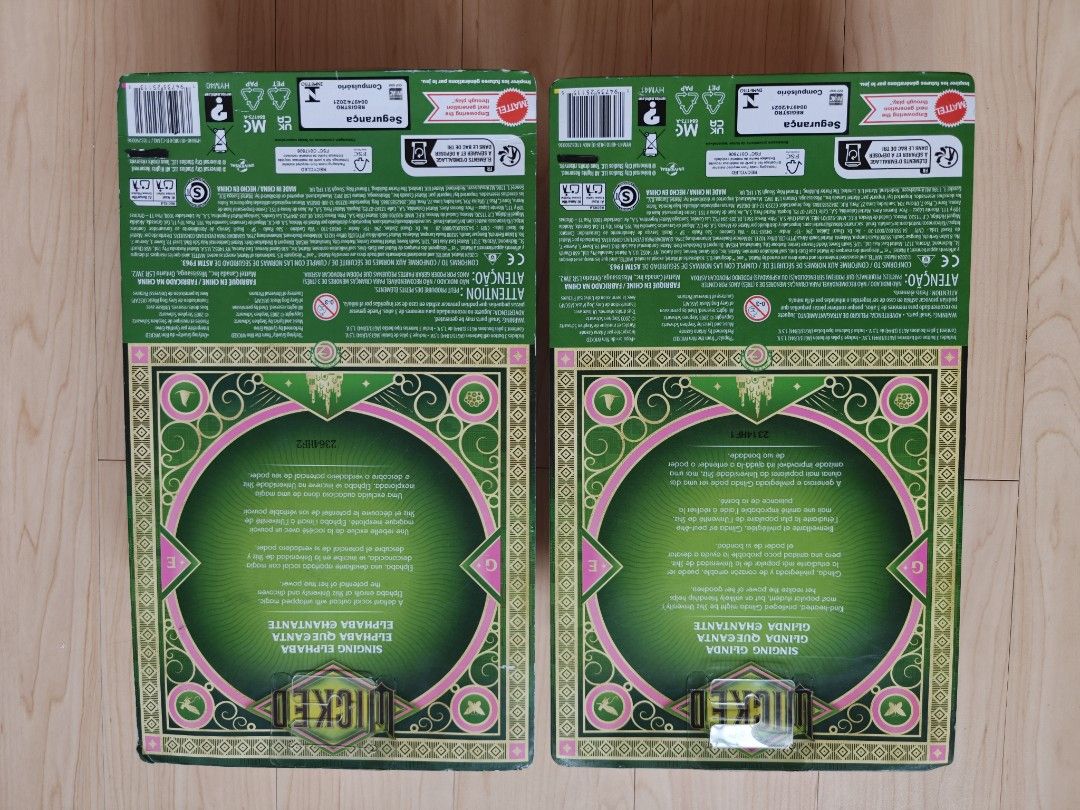 Wicked Dolls singing glinda and elphaba (Category: Figurines & Statues) located in Borongan. Submitted by khakiskye (Listing ID 1412193990, Image 2). Description: - Two Wicked dolls - Original packaging - Collectible items -slight dent on packaging on bottom of Elphaba doll -for sale as set.