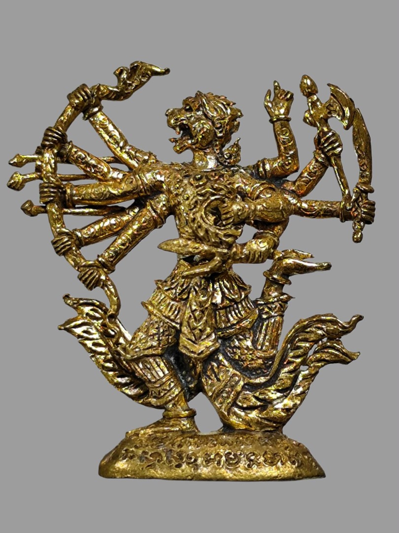 10 arm Phra Hanuman Roop Lor of LP Pakong of Wat Tham Pah Daeng ...