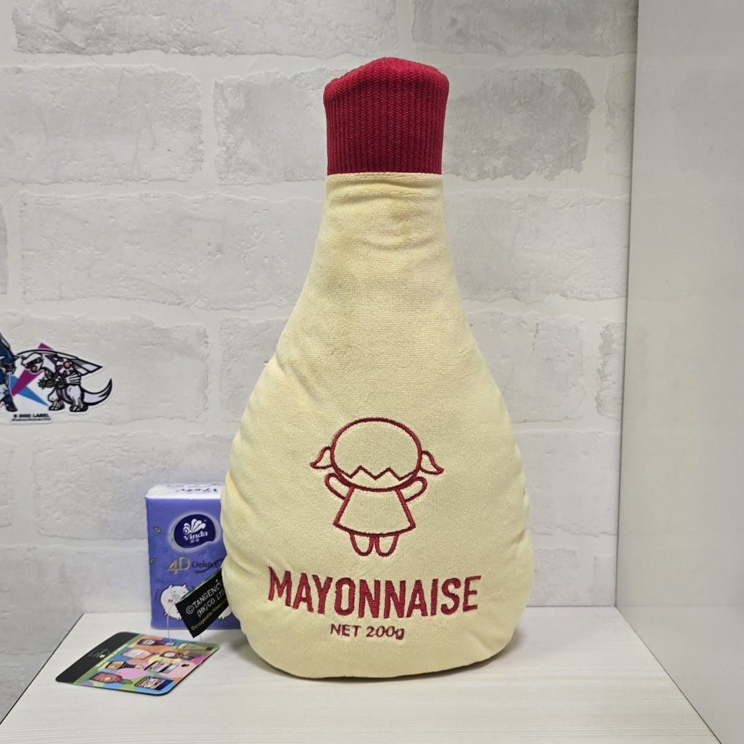 港版GALAGALA 沙律醬大毛公仔大公仔調味料系列美乃滋蛋黃醬Mayonnaise 景品出自冒險樂園, 興趣及遊戲, 玩具& 遊戲類-  Carousell