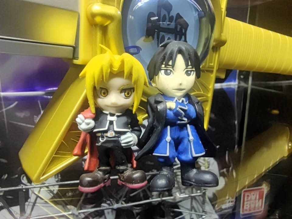 Assorted 90's anime mini figures for sale (Category: Figurines & Statues) located in Manila. Submitted by webmasterboi (Listing ID 1412356880, Image 3). Description: from our personal collection, all authentic figures. Kuro chan - 700 Escaflowne mini robot figure - 600 Conan mini's - 800 as set Peace maker kurogane - 800 Doraemon set - 400 FMA set - 400 Getbackers set - 600 (Ban broken glasses) PM for more details. Don't ask for more images if yo