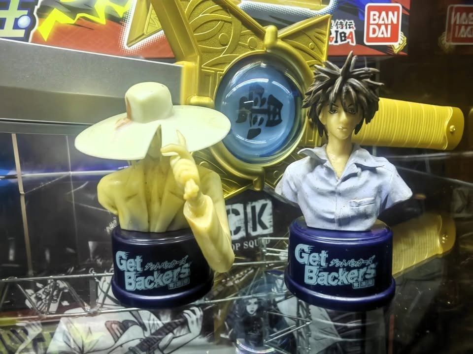 Assorted 90's anime mini figures for sale (Category: Figurines & Statues) located in Manila. Submitted by webmasterboi (Listing ID 1412356880, Image 2). Description: from our personal collection, all authentic figures. Kuro chan - 700 Escaflowne mini robot figure - 600 Conan mini's - 800 as set Peace maker kurogane - 800 Doraemon set - 400 FMA set - 400 Getbackers set - 600 (Ban broken glasses) PM for more details. Don't ask for more images if yo