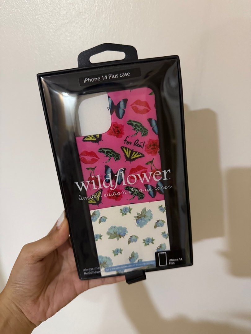 Authentic iPhone 14 Plus Wildflower Case Devon Lee Carlson x Wildflower (Category: Cases & Sleeves) located in Quezon City. Submitted by salmoncrunchroll (Listing ID 1412474486, Image 2). Description: • just received today 12-29-25 • got from a pasabuy! • the brandy melville must be a freebie from the seller • never been used bc it came when i already upgraded my phone 😭 • lp posted, won’t entertain offers.