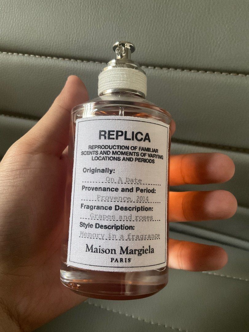 Authentic Maison Margiela Replica On A Date 100ml (Category: Fragrance & Deodorants) located in Marikina City. Submitted by interlocked (Listing ID 1412404192, Image 2). Description: Maison Margiela Replica On A Date Eau de Toilette - 100ml bottle - Includes original box Legit, will attend to all your legit check requests .