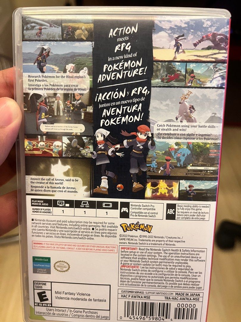 Brand New Pokemon legends arceus (Category: Nintendo) located in Santa Rosa. Submitted by nicosab (Listing ID 1412460777, Image 3). Description: untouched price is negotiable rfs: got it for christmas, I already had one.